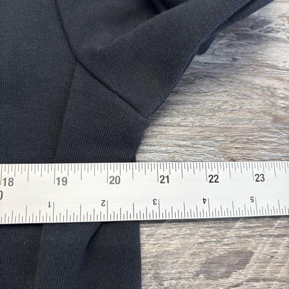 Nike Dri-Fit Black & White Mens L Just Do It Sleeve Spellout Pullover Sweatshirt - Picture 4 of 11